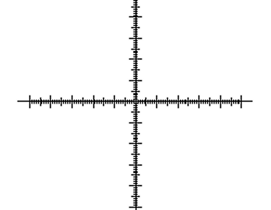 クロス線外周まで数字なし