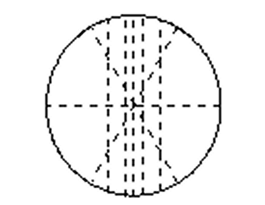 ツアイス型60°点線クロスミクロメーター